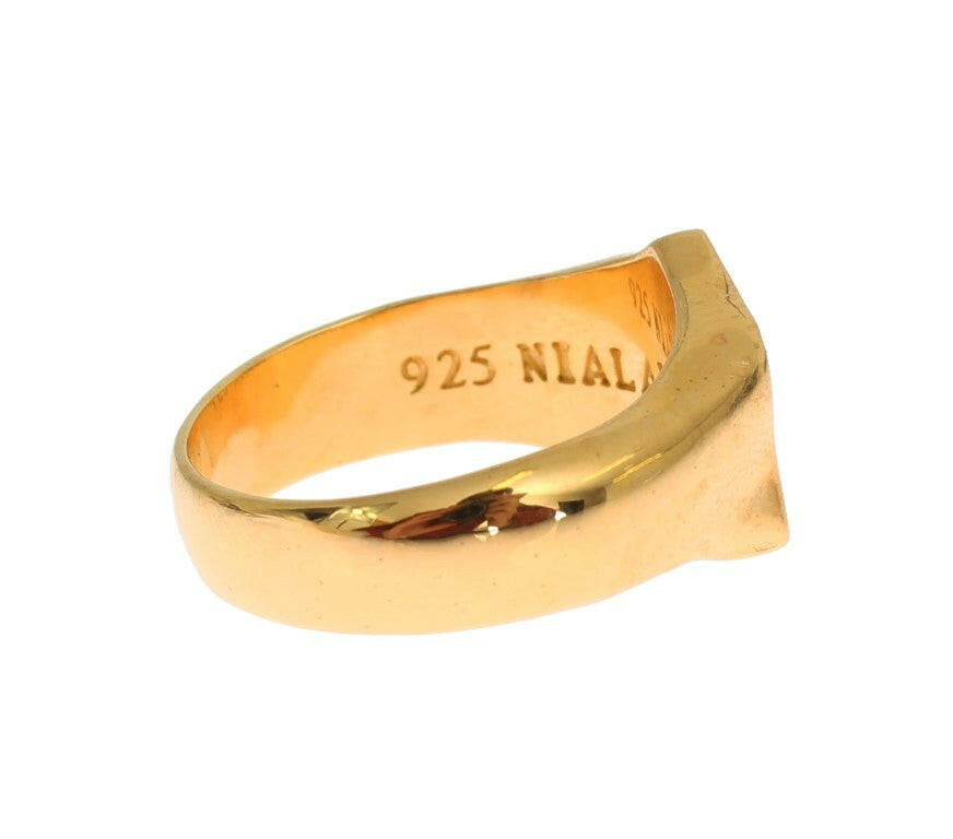 Nialaya Gold Plated 925 Sterling Silver Ring - GENUINE AUTHENTIC BRAND LLC  