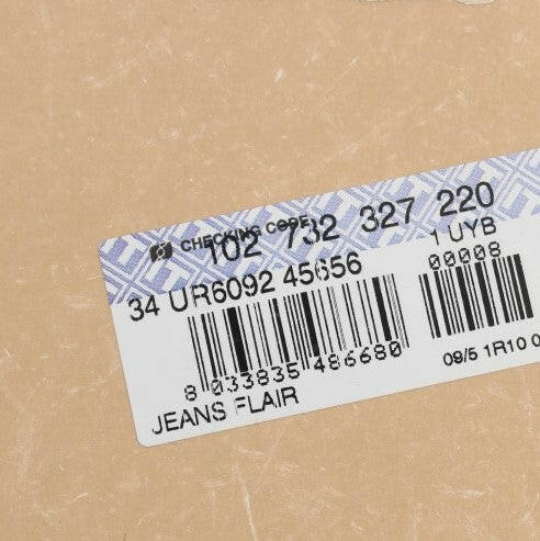 John Galliano Elegant Slim Fit Bootcut Denim Jeans.