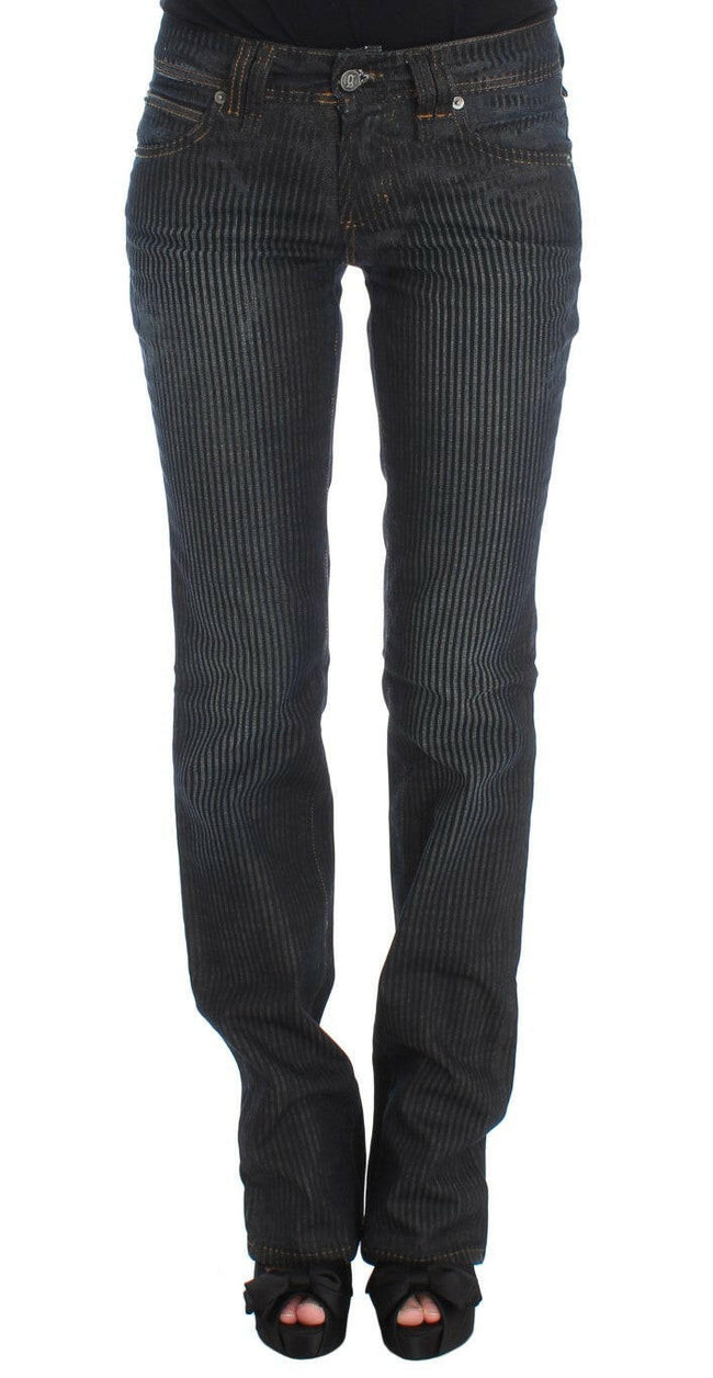 John Galliano Chic Slim Fit Bootcut Designer Jeans.