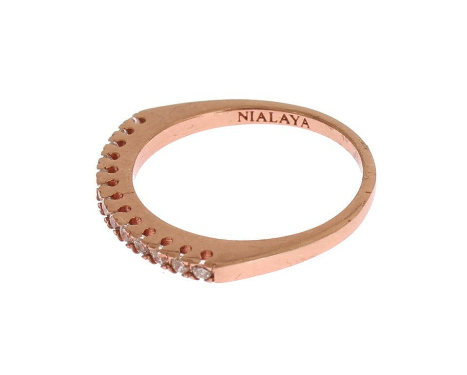Nialaya Red Gold 925 Silver Ring - GENUINE AUTHENTIC BRAND LLC  
