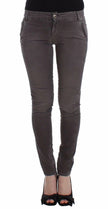 Ermanno Scervino Gray Slim Jeans Denim Pants Skinny Leg Stretch - GENUINE AUTHENTIC BRAND LLC  