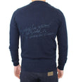 Ermanno Scervino Blue Wool Cashmere Cardigan Pullover Sweater - GENUINE AUTHENTIC BRAND LLC  