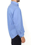 Ermanno Scervino Blue Cotton Dress Classic Fit Shirt - GENUINE AUTHENTIC BRAND LLC  