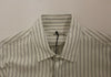 Ermanno Scervino White Black Striped Regular Fit Casual Shirt - GENUINE AUTHENTIC BRAND LLC  