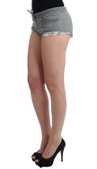 Ermanno Scervino Lingerie Gray Mini Shorts Sleepwear Hotpants - GENUINE AUTHENTIC BRAND LLC  