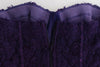 Ermanno Scervino Lingerie Purple Corset Bustier Top Floral Lace - GENUINE AUTHENTIC BRAND LLC  