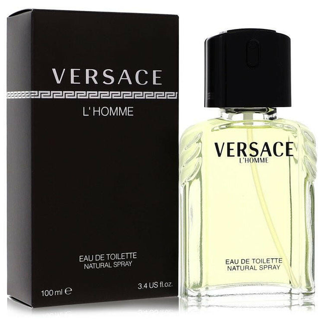 Versace L'Homme by Versace Eau De Toilette Spray 3.4 oz (Men).