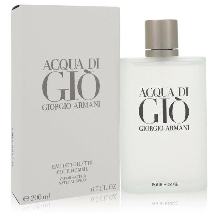 Acqua Di Gio by Giorgio Armani Eau De Toilette Spray 6.7 oz (Men).