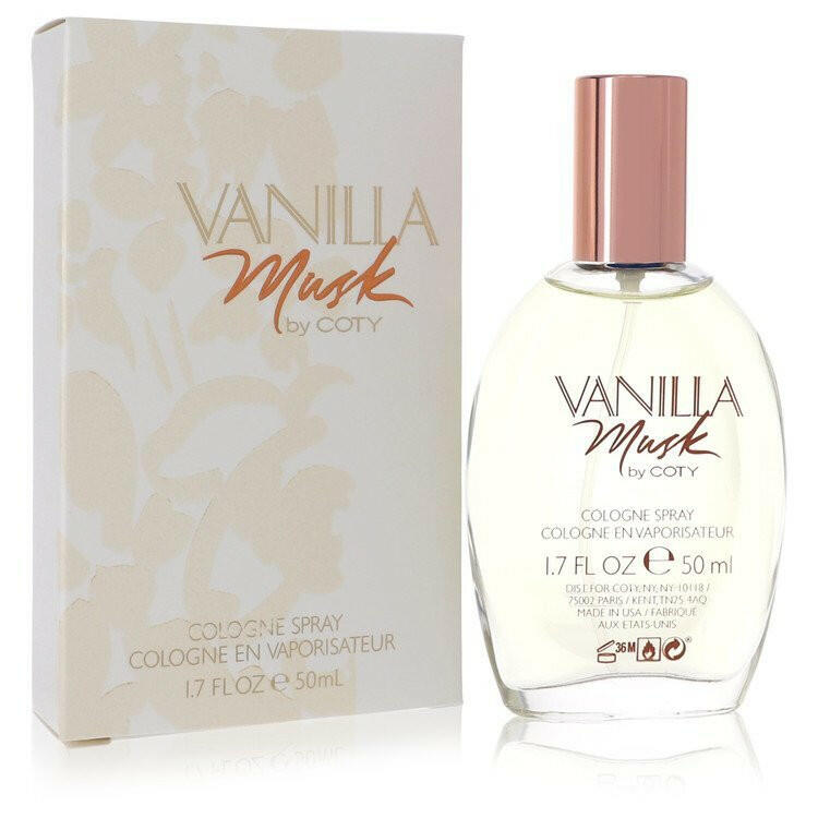 Vanilla Musk by Coty Cologne Spray 1.7 oz (Women).