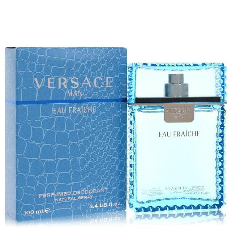 Versace Man by Versace Eau Fraiche Deodorant Spray 3.4 oz (Men).