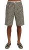 Dolce & Gabbana Striped Hemp Casual Shorts.