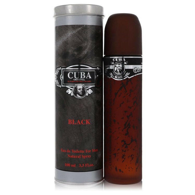 CUBA Black by Fragluxe Eau De Toilette Spray 3.4 oz (Men).