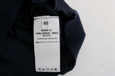 MARGHI LO' Blue 100% Lana Wool Blouse Top - GENUINE AUTHENTIC BRAND LLC  