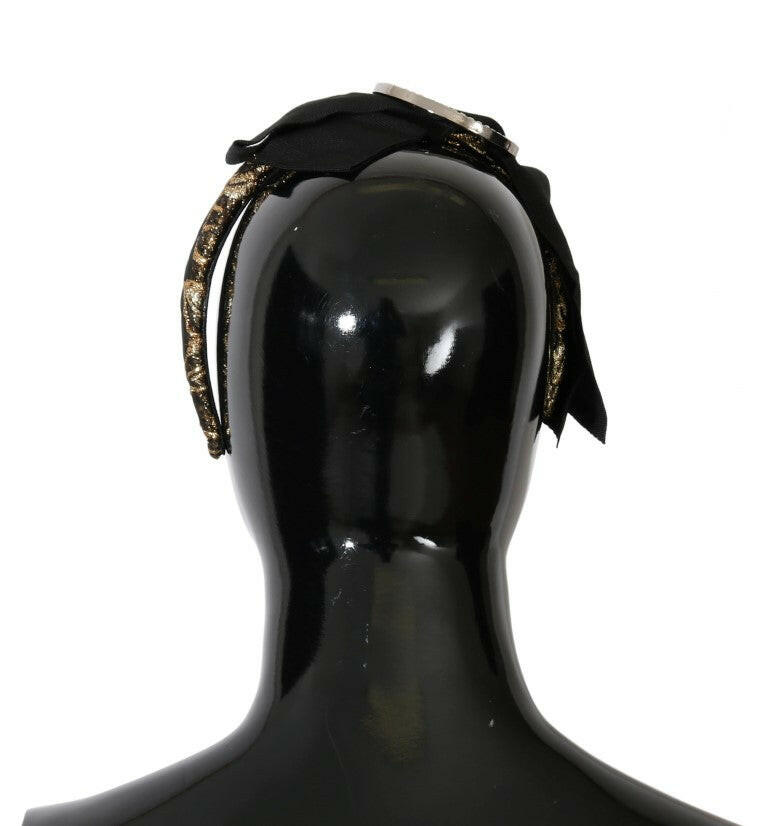 Dolce & Gabbana Elegant Crystal Diadem Headband.