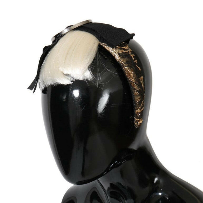 Dolce & Gabbana Elegant Crystal Diadem Headband.
