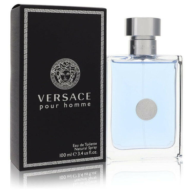 Versace Pour Homme by Versace Eau De Toilette Spray 3.4 oz (Men).