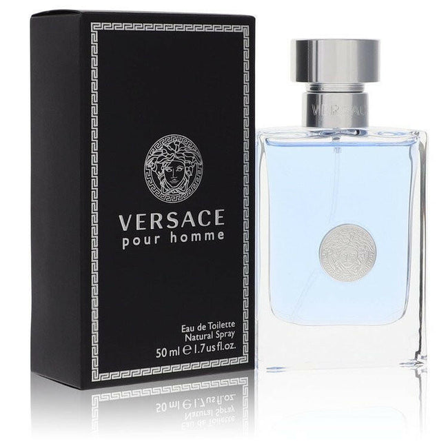 Versace Pour Homme by Versace Eau De Toilette Spray 1.7 oz (Men).