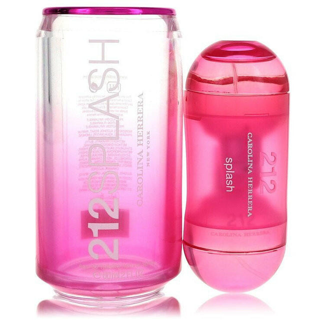 212 Splash by Carolina Herrera Eau De Toilette Spray (Pink) 2 oz (Women).