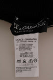 Dolce & Gabbana Elegant Black Cashmere Silk Stretch Pants.