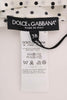 Dolce & Gabbana Chic Polka Dot Silk Blouse.