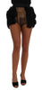 Dolce & Gabbana Exquisite Black Mink Fur Mini Shorts.