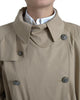 Dolce & Gabbana Khaki Double Breasted Trench Coat Jacket - GENUINE AUTHENTIC BRAND LLC  