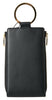 Dolce & Gabbana Black Leather DG Logo Gold Zip Card Holder Men Wallet - GENUINE AUTHENTIC BRAND LLC  