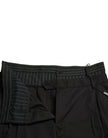 Dolce & Gabbana Black Cotton Stretch Cargo Bermuda Shorts.