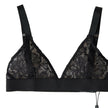 Dolce & Gabbana Black Floral Lace Nylon Stretch Bra Underwear - GENUINE AUTHENTIC BRAND LLC  