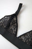 Dolce & Gabbana Black Floral Lace Nylon Stretch Bra Underwear - GENUINE AUTHENTIC BRAND LLC  