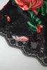 Dolce & Gabbana Black Anthurium Print Silk Camisole Top Underwear - GENUINE AUTHENTIC BRAND LLC  