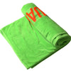 Dsquared² Green Logo Print Cotton Soft Unisex Beach Towel - GENUINE AUTHENTIC BRAND LLC  