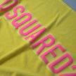 Dsquared² Yellow Logo Print Cotton Soft Unisex Beach Towel - GENUINE AUTHENTIC BRAND LLC  