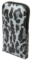 Dolce & Gabbana Gray Leopard Leather Men Purse Crossbody Sling Phone Bag - GENUINE AUTHENTIC BRAND LLC  