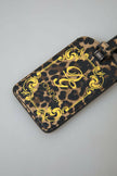 Dolce & Gabbana Multicolor Leopard Dauphine Leather DG Logo Luggage Tag - GENUINE AUTHENTIC BRAND LLC  