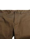 Dolce & Gabbana Brown Cotton Stretch Men Bermuda Shorts
