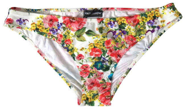 Dolce & Gabbana Multicolor Floral Beachwear Swimwear Bottom Bikini - GENUINE AUTHENTIC BRAND LLC  