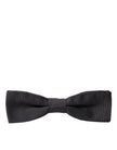 Dolce & Gabbana Dark Gray Silk Adjustable Neck Men Papillon Bow Tie