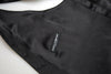 Dolce & Gabbana Black Polyester Waistcoat Formal Men Vest - GENUINE AUTHENTIC BRAND LLC  