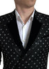Dolce & Gabbana Black Slim Fit Double Breasted Blazer - GENUINE AUTHENTIC BRAND LLC  