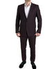 Dolce & Gabbana Maroon 2 Piece Single Breasted MARTINI Suit - GENUINE AUTHENTIC BRAND LLC  