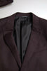 Dolce & Gabbana Maroon 2 Piece Single Breasted MARTINI Suit - GENUINE AUTHENTIC BRAND LLC  