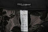 Dolce & Gabbana Elegant High-Waist Brocade Shorts.