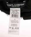 Dolce & Gabbana Elegant Black Xiangao Fur Beanie Hat.