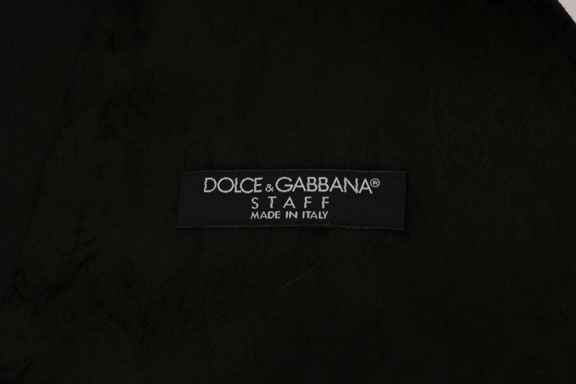 Dolce & Gabbana Black STAFF Cotton Vest - GENUINE AUTHENTIC BRAND LLC  