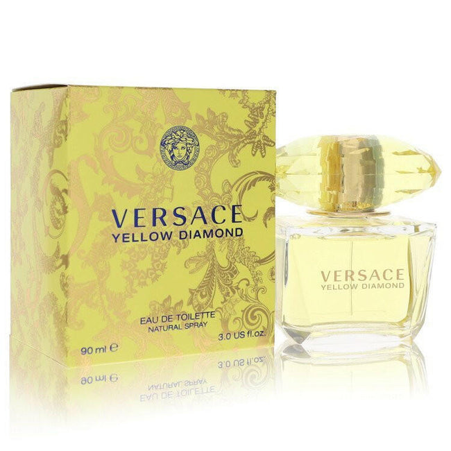 Versace Yellow Diamond by Versace Eau De Toilette Spray 3 oz (Women).