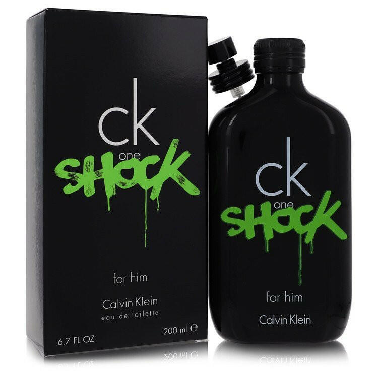 CK One Shock by Calvin Klein Eau De Toilette Spray 6.7 oz (Men).