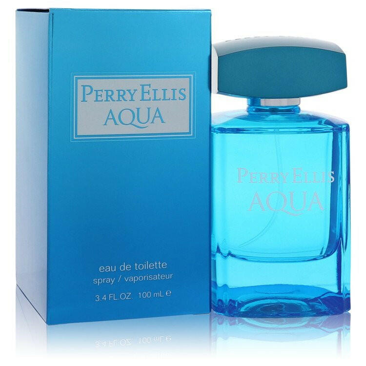 Perry Ellis Aqua by Perry Ellis Eau De Toilette Spray 3.4 oz (Men).