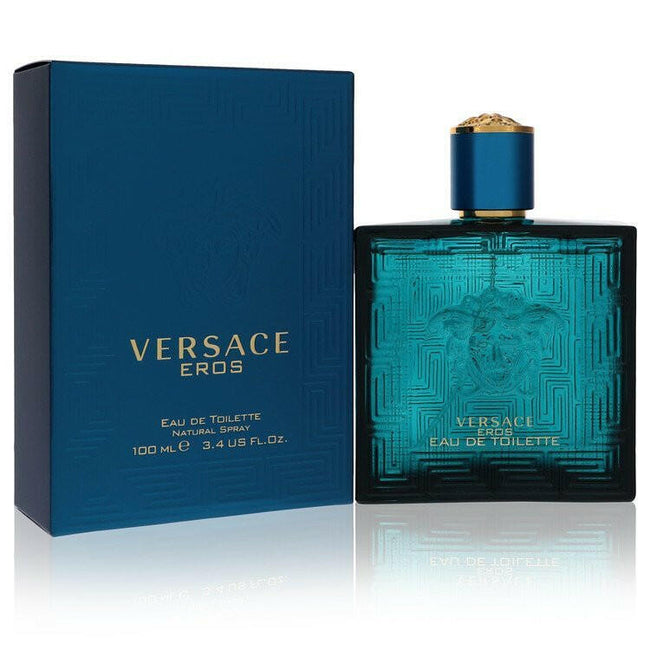 Versace Eros by Versace Eau De Toilette Spray 3.4 oz (Men).