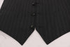Dolce & Gabbana Gray STAFF Wool Stretch Vest - GENUINE AUTHENTIC BRAND LLC  